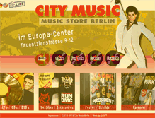 Tablet Screenshot of citymusicberlin.de